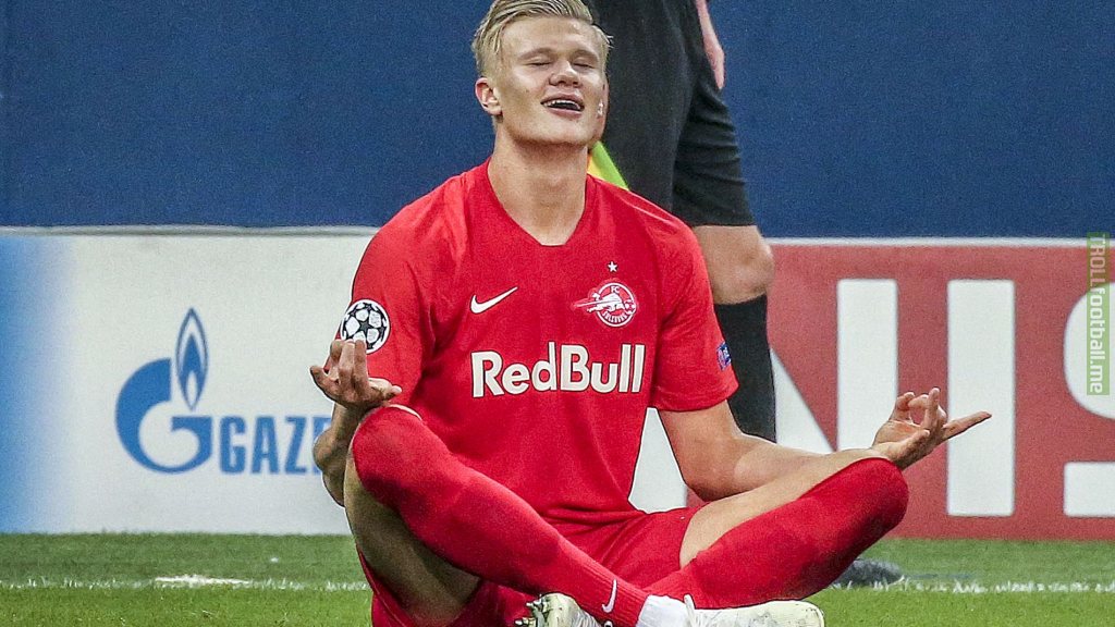 Haaland is now the top scorer in UEFA Champions League with 6 goals in 3 matches, only 19 years old.