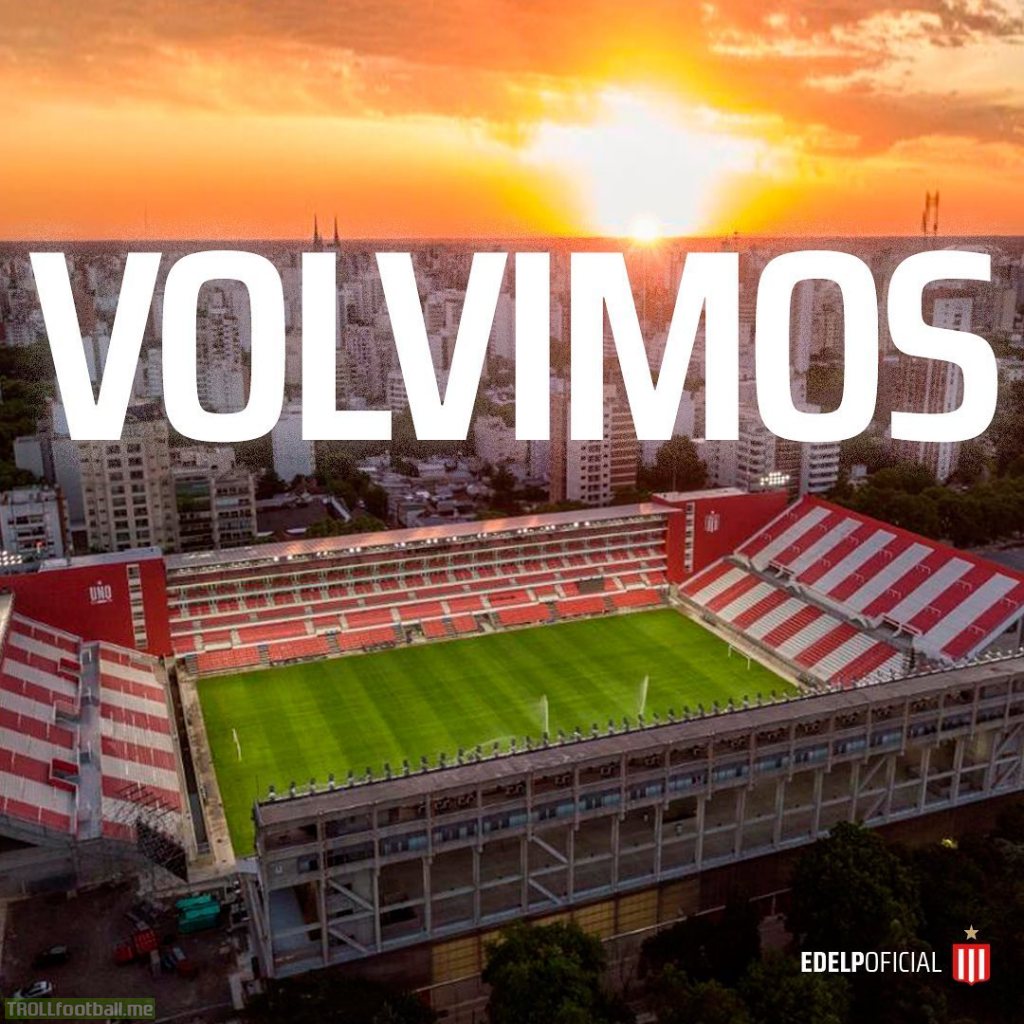Today, after 11 years in the making Estudiantes' Luis Hirschi stadium will be inaugurated