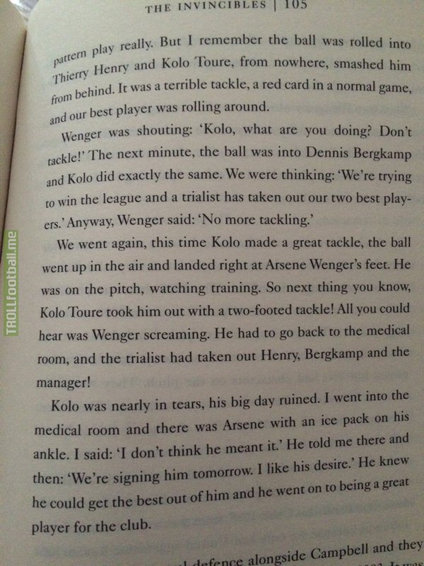 Funny How Kolo Toure Impressed Arsene Wenger During His Trial Session at Arsenal