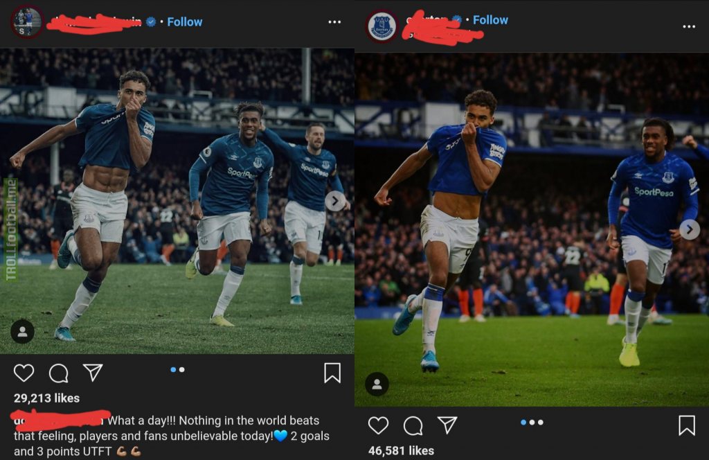 Calvert Lewin with the lame attempt