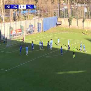 Dinamo Zagreb U19 1-0 Manchester City U19 - Antonio Marin (free-kick) 20'