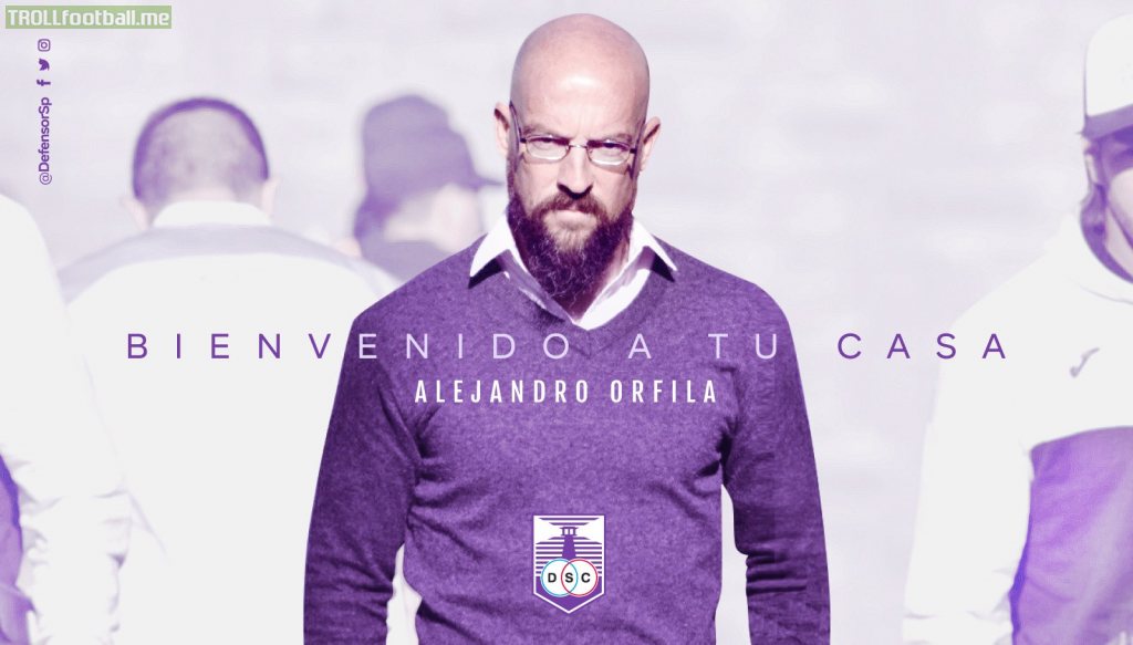 Defensor Sporting's new manager looks like Walter White.