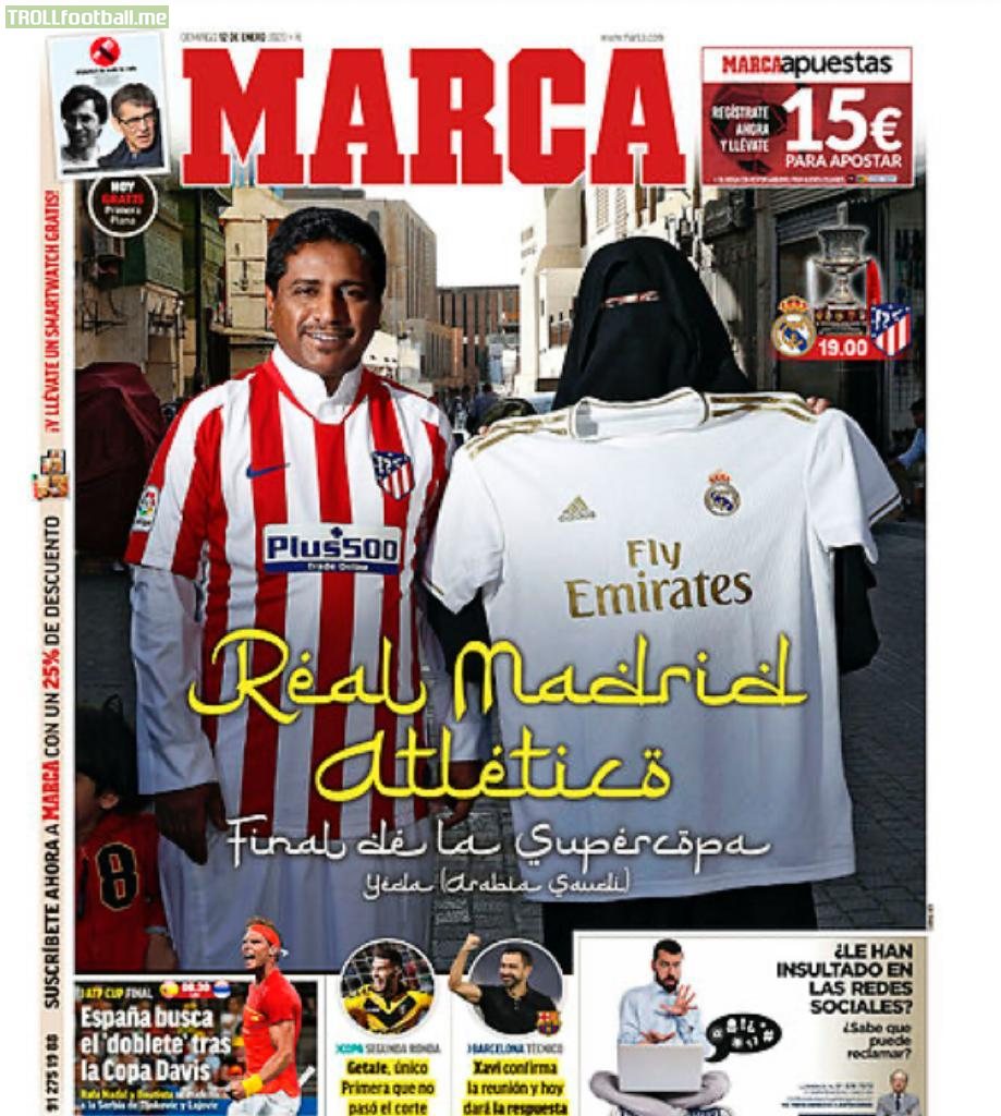Just Marca first page today