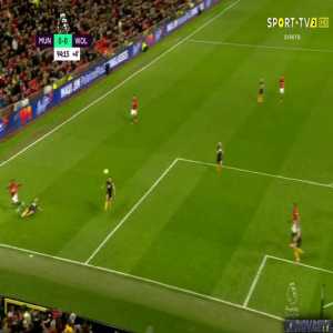 Manchester United Vs Wolves | Diogo Dalot chance 90+4'