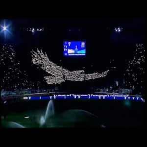 Nice Lazio's choreography vs Hellas Verona today. Made with smartphones. Wait for the lights to come off.