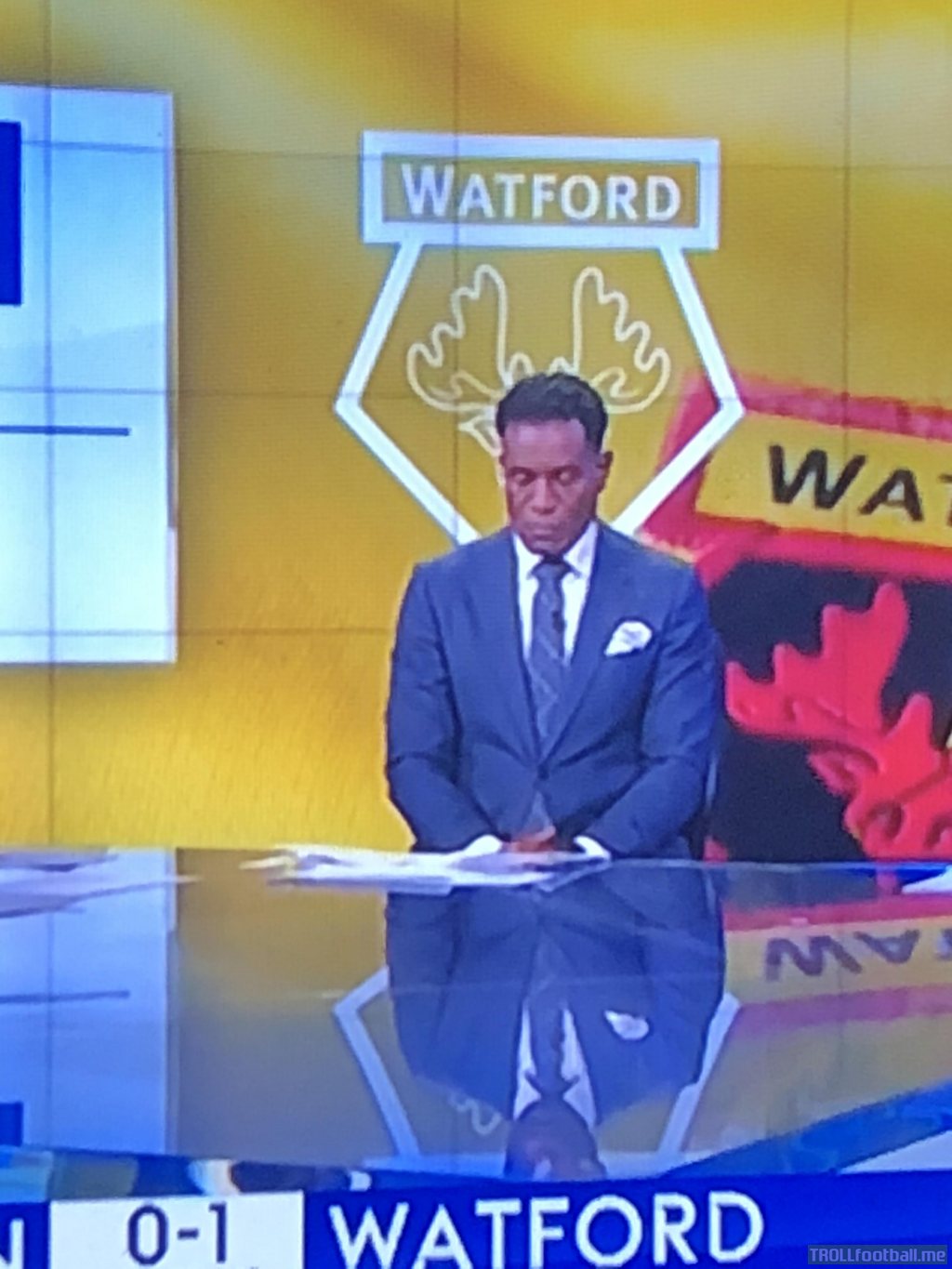 Great Camera Angle on Halftime Show for Brighton be Watford