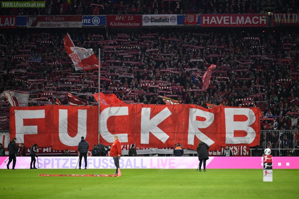 Bayern Fans against RB Leipzig