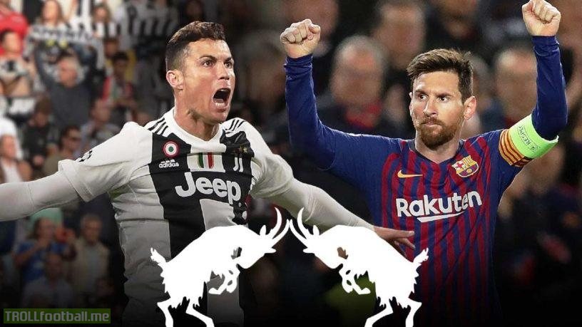 Cristiano Ronaldo has been directly involved in 50% of Juventus’s league goals this season. Lionel Messi has been directly involved in 47% of Barcelona’s league goals this season. Despite getting old, they still got it.
