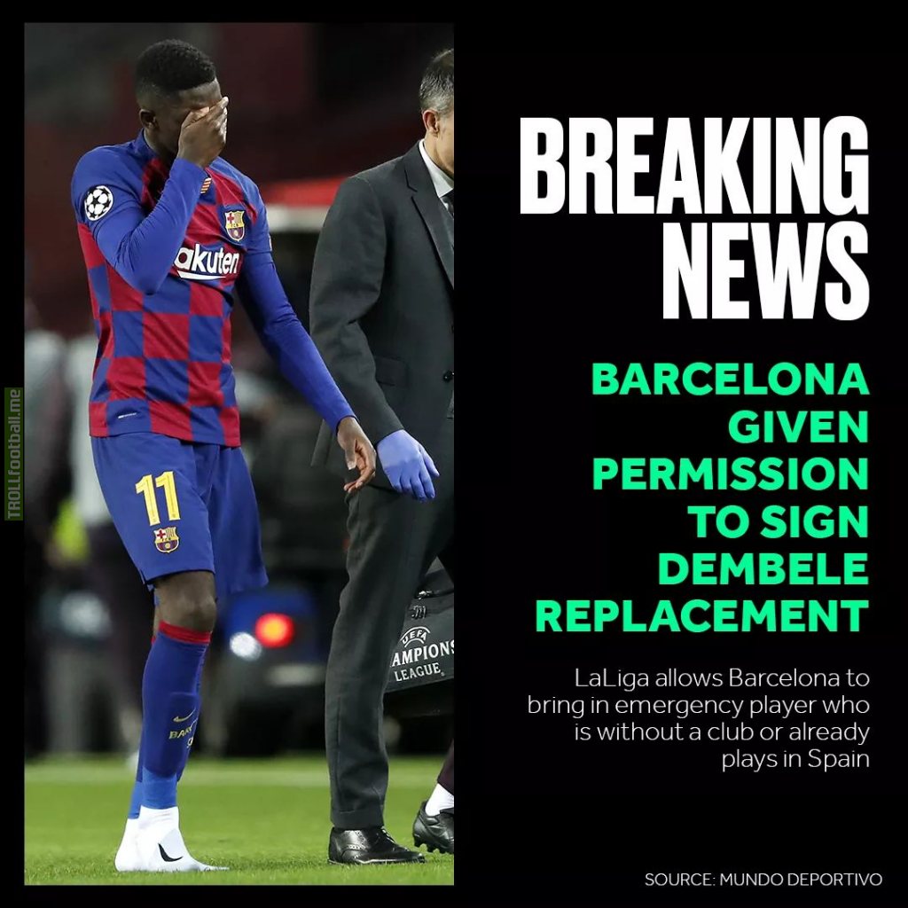 Breaking: Barcelona Can sign striker replacement