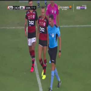 Willian Arão (Flamengo) red card vs. Independiente del Valle (23', Recopa Sudamericana)