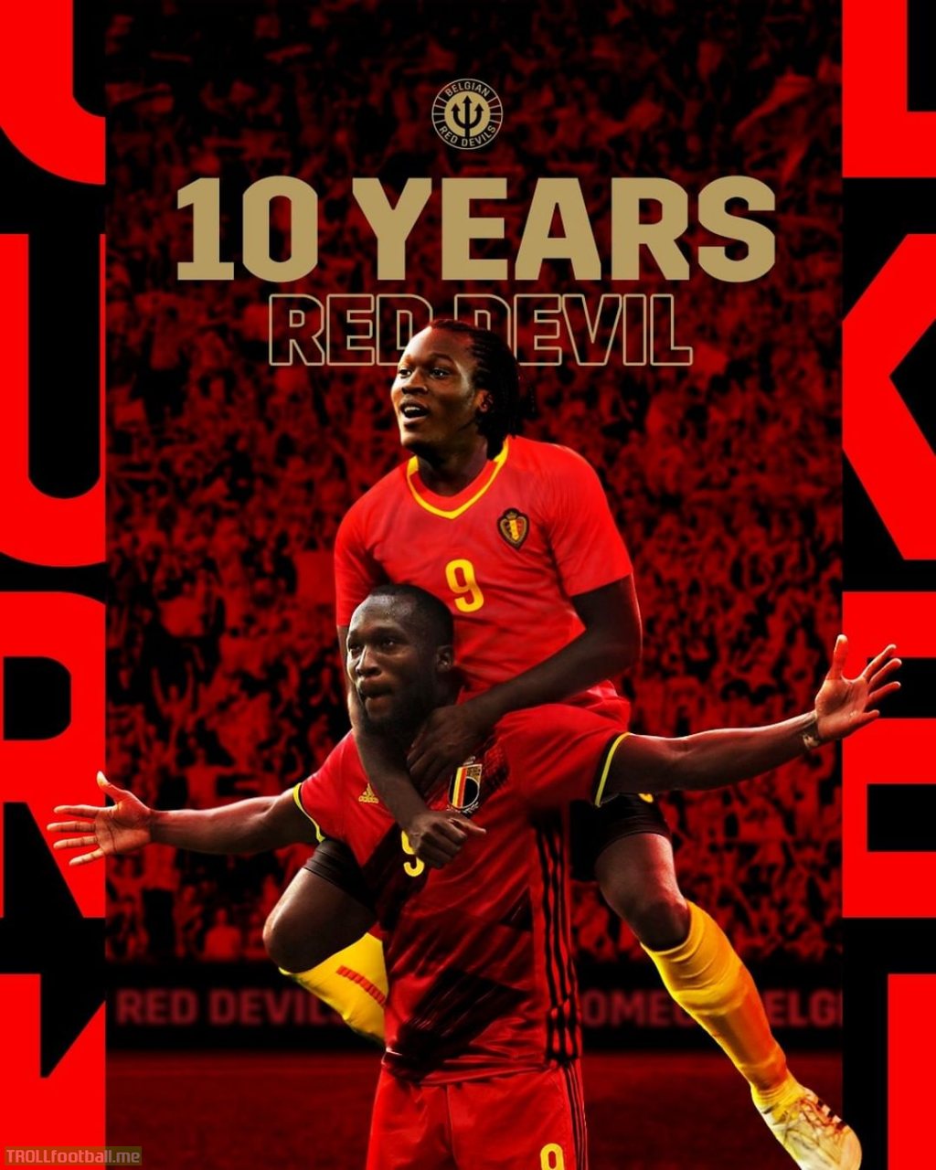 10 years ago, 16 year old Romelu Lukaku made his debut for the Belgium national team