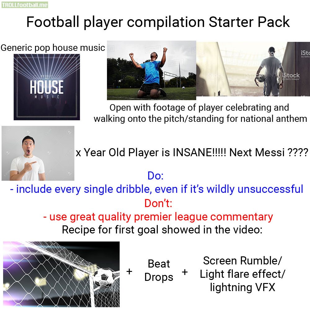 Football player compilation Starter Pack