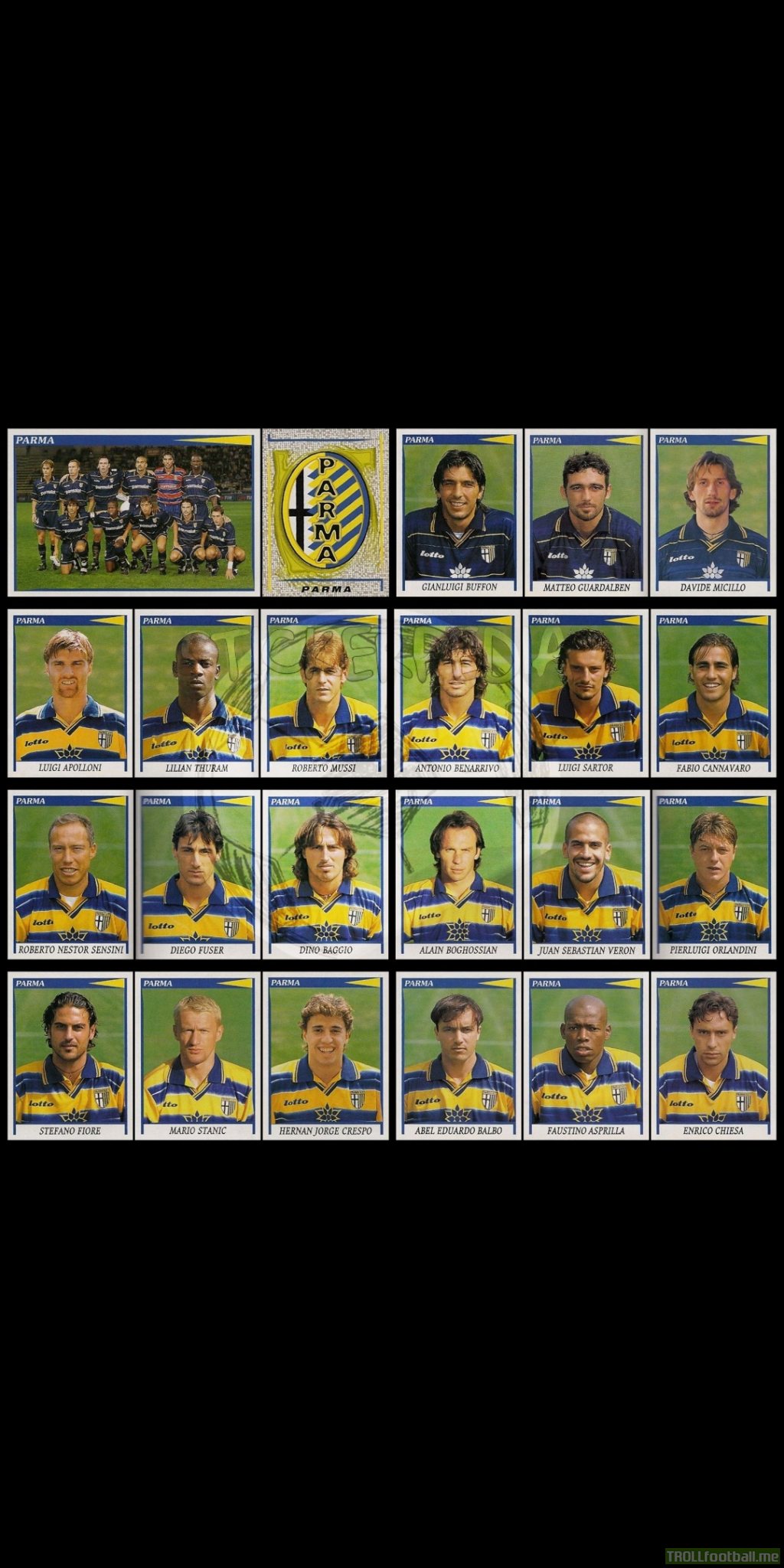 Parma 1998/99 Squad