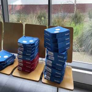 Newcastle United defender Danny Rose provides Domino’s pizza for NHS staff at North Middlesex University Hospital