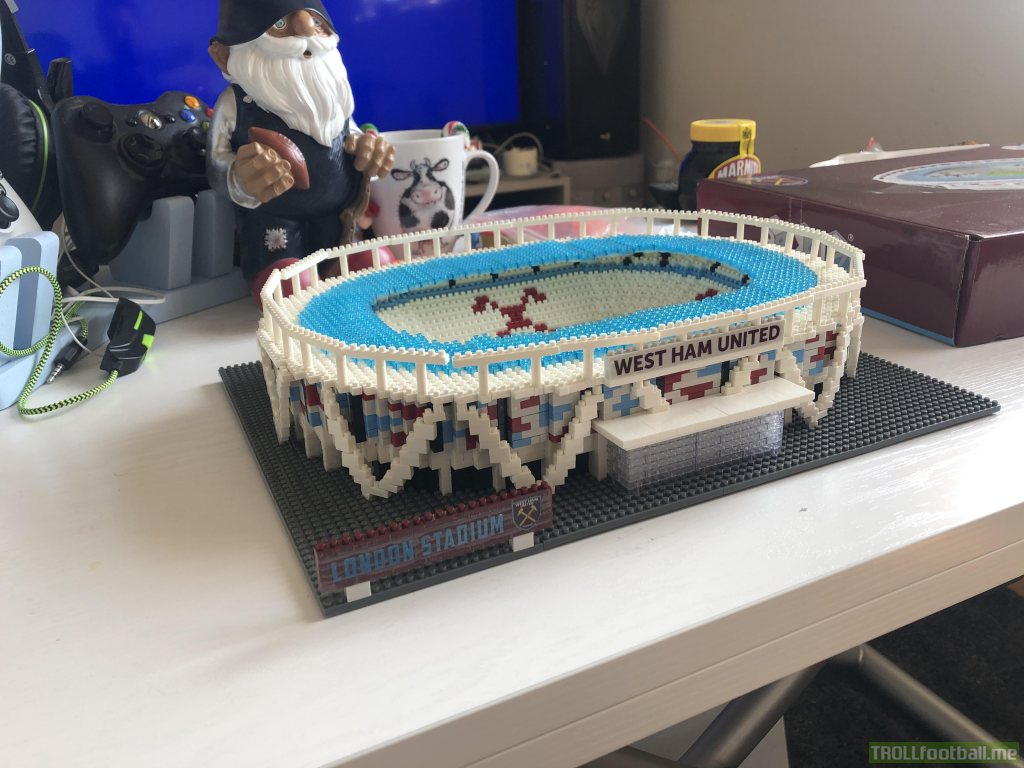 Me and my girlfriend have spent the better part of 8 days constructing this bad boy! Might not be the best stadium in the world, but it’s still the stadium we call home. Link to the whole range in the comments