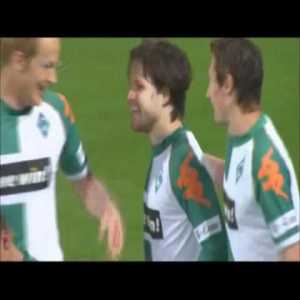 On this day in 2007, Bremen's Diego scored from 62.5 meters out against Alemannia Aachen
