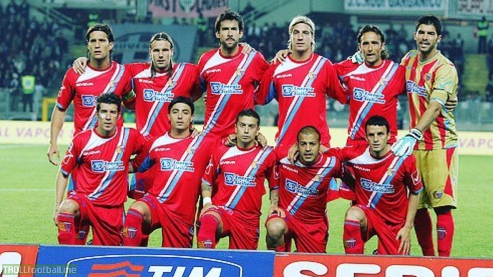 [OC] On this day in 2011, Catania faced Juventus in Serie A with a starting XI that had 10 Argentine players. Managed by the Argentine Diego Simeone, Catania would play Juve to a 2-2 draw (more info and backstory in comments).