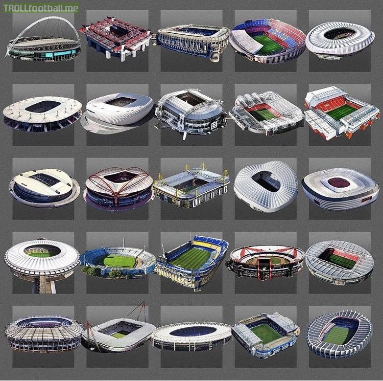 Don’t be biased if your clubs ground is up there, but what looks the best stadium?