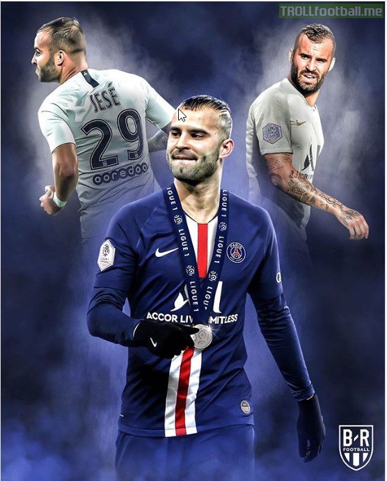 Jese Rodriguez earned a Ligue 1 medal for PSG this week. He played just one minute for the club back in August and has been on loan at Sporting since September 🥇