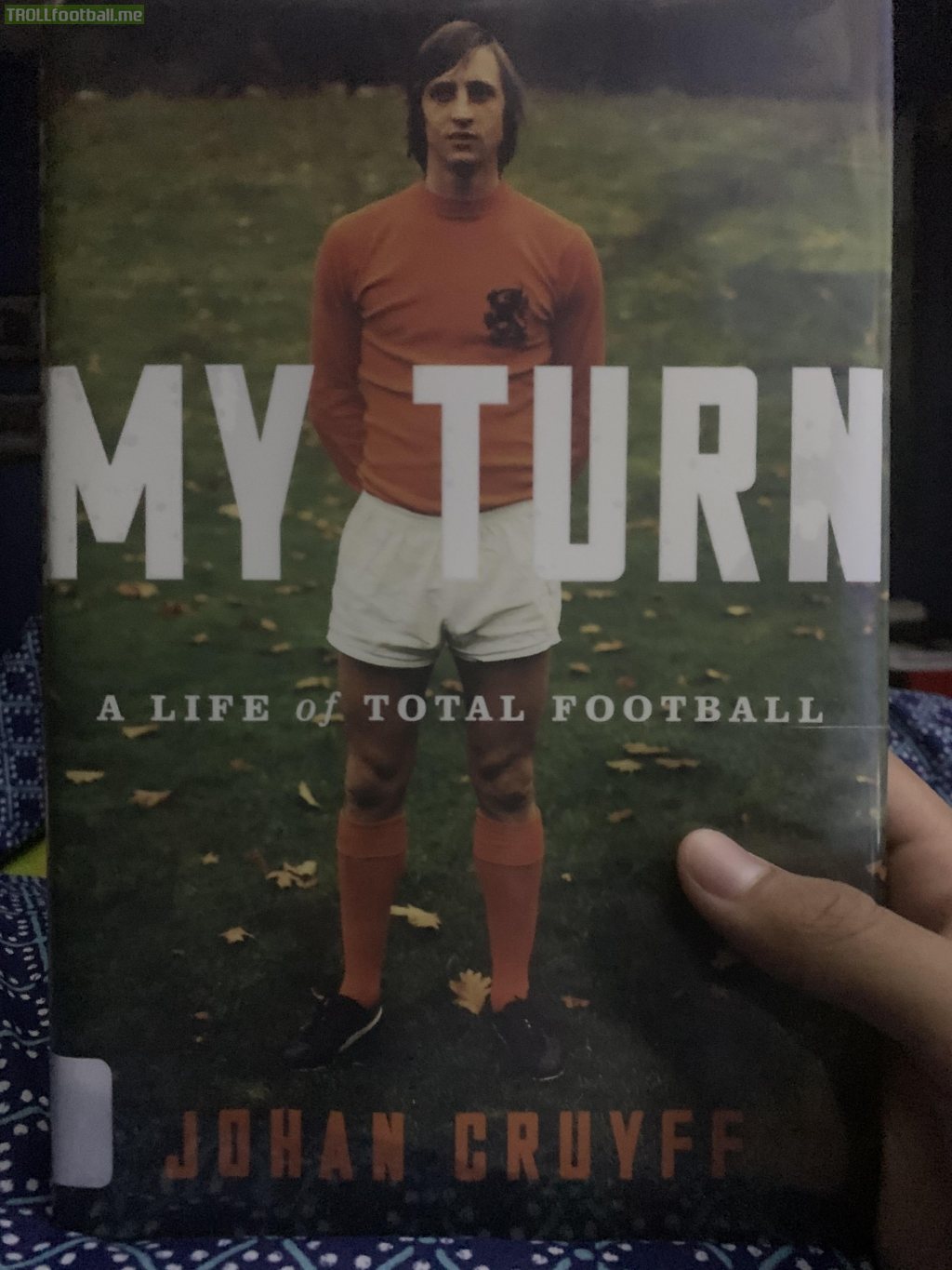 I encourage everything football fan to read the work of Johan Cruyff