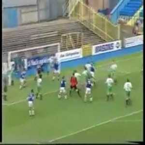 21 years ago Jimmy Glass (goalkeeper) scored a last minute goal to help Carlisle avoid relegation