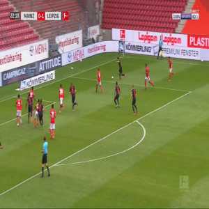 Mainz 0-2 RB Leipzig - Yussuf Poulsen 23'