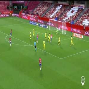 Granada [2]-1 Getafe: Carlos Fernández goal