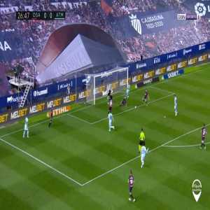 Osasuna 0-1 Atlético Madrid - Joao Felix 27'