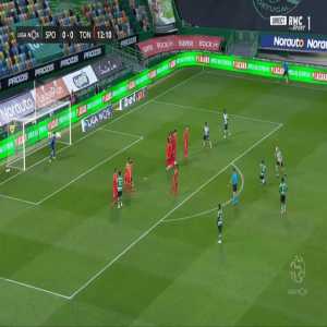 Sporting 1-0 Tondela - Jovane Cabral free-kick 13'
