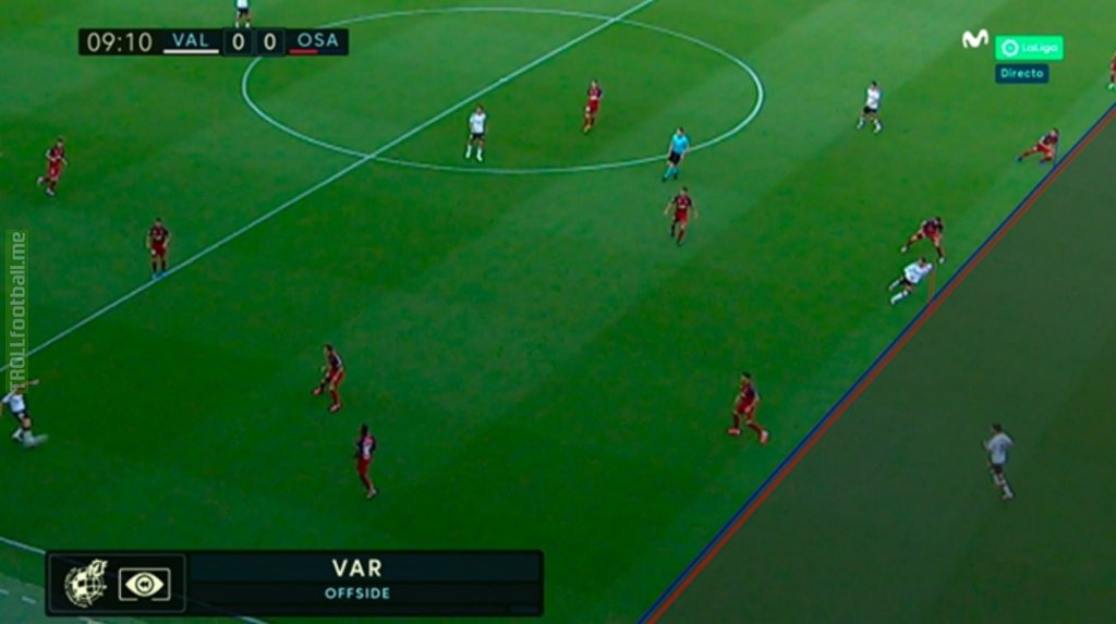 After Valencia complained about VAR, this was the reason another Rodrigo goal was disallowed for an offside after a lengthy VAR check today