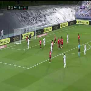 Real Madrid 2-0 Mallorca: Sergio Ramos free kick goal 56'