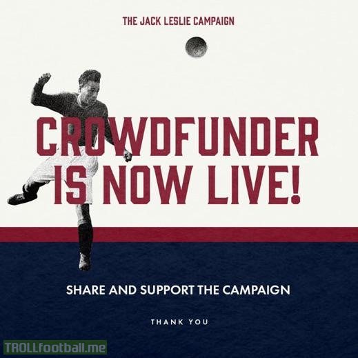The Crowdfunder for the Jack Leslie Campaign is now live - https://www.crowdfunder.co.uk/jack-leslie-campaign - Raising funds to build a statue of Jack Leslie who was denied an England cap in 1925, just because he was black.