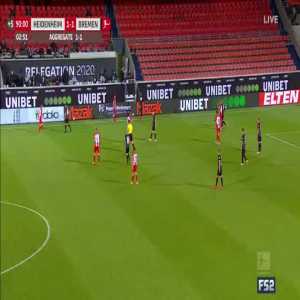 Heidenheim 1-[2] Werder Bremen (1-2 agg.): L. Augustinsson goal 90+4'