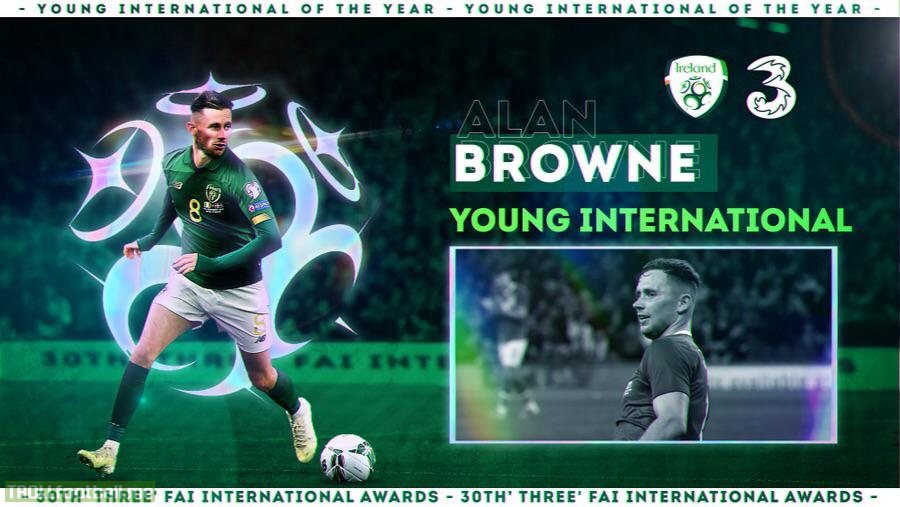 Alan Browne, at the age of 25, is the FAI Young International POTY