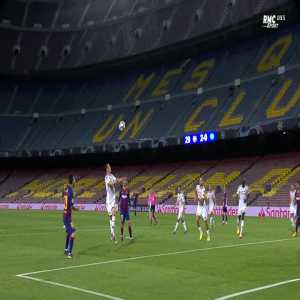 Leo Messi disallowed handball goal vs Napoli 33'