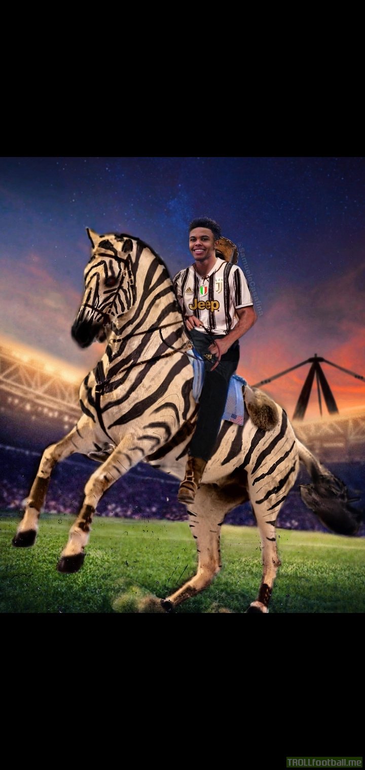 Weston McKennie going to Juventus. Created by @samuelecasafina. If there are any Juve fans here post it on IG and tag McKennie