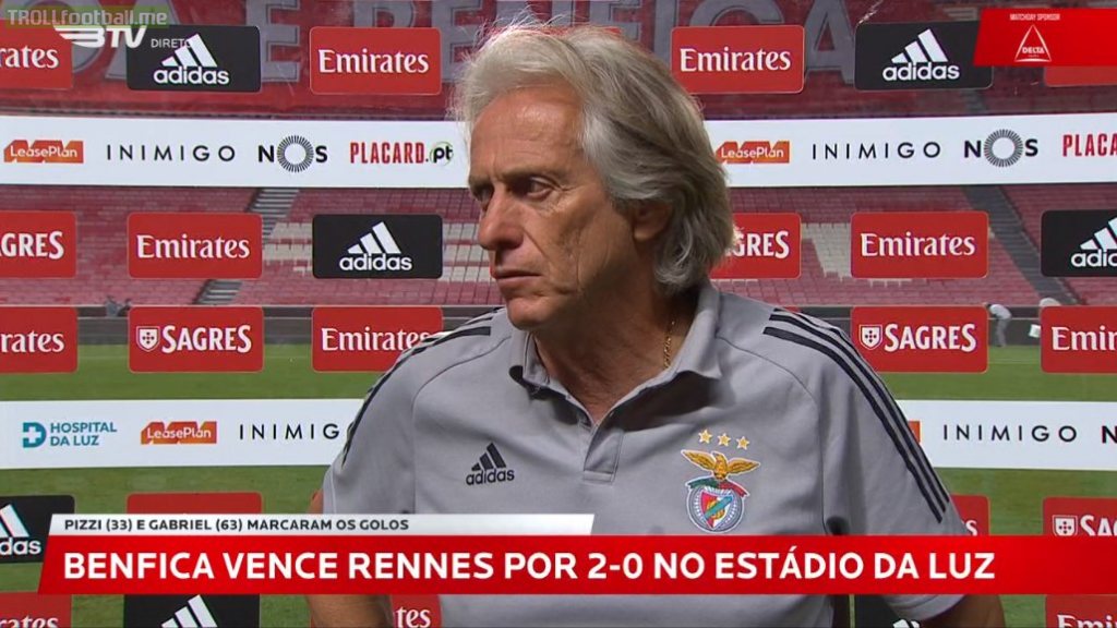 Jorge Jesus: "In the five years that I was away Benfica improved a lot. The facilities and stadium are top class. Now all that it needs are top class players."