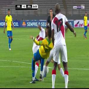 Peru 1 - [1] Brazil - Neymar Jr penalty 28'