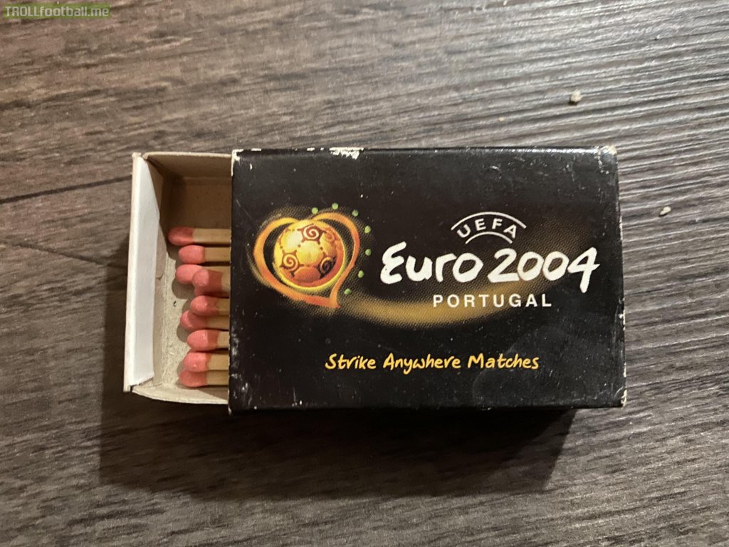 My guy has matches from Euro 2004 🔥
