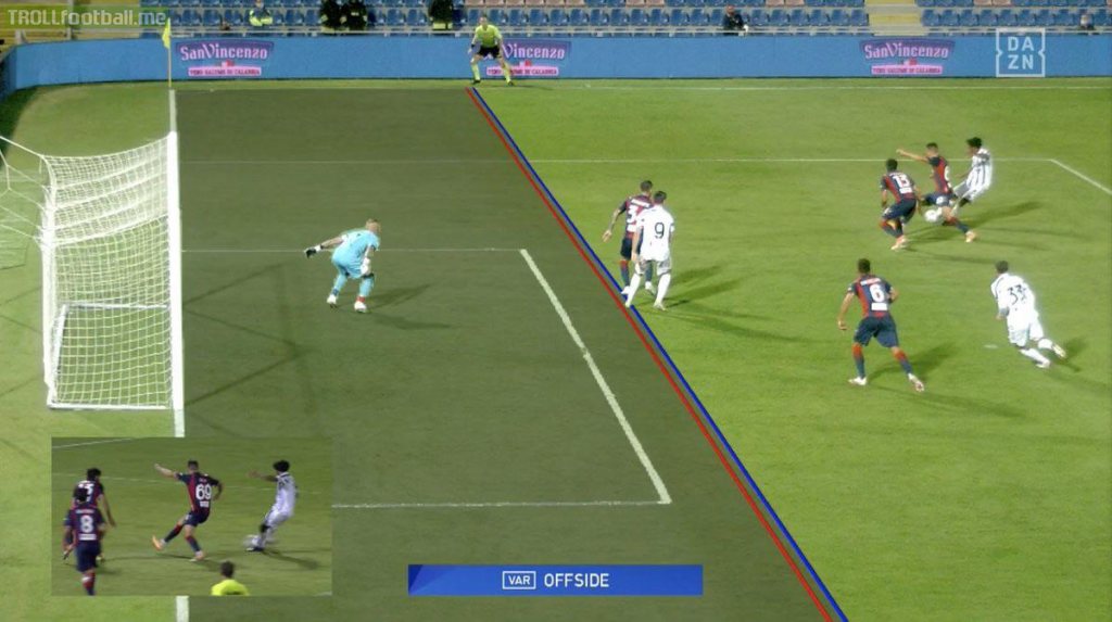 Alvaro Morata goal disallowed by VAR