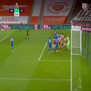 Lacazette disallowed goal vs Leicester