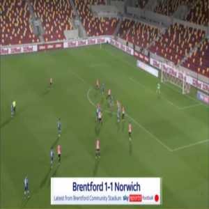 Brentford 1-[1] Norwich - Kenny McLean 87'