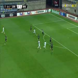 Zorya 0-[2] Braga - Nico Gaitán 11' [great goal] [goal on debut]