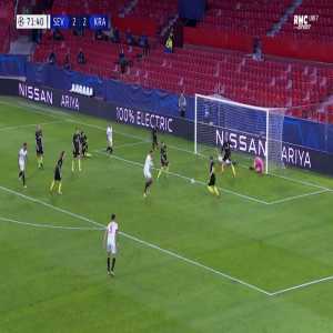 Sevilla [3]-2 Krasnodar - Youssef En Nesyri 72'