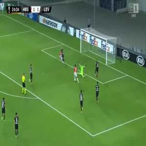 Hapoel Be'er Sheva [2]-1 Bayer Leverkusen - Elton Acolatse (Great goal) 25'