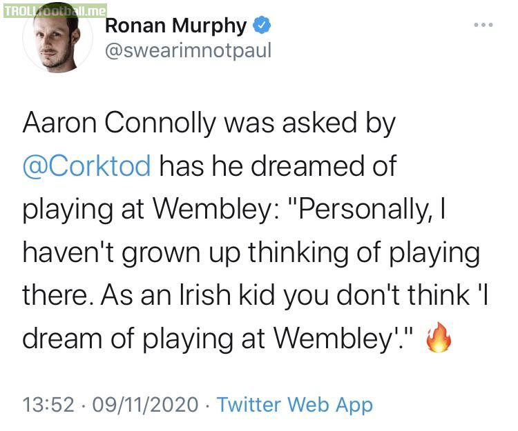 Aaron Connolly response.