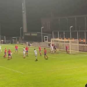 Ridiculous goal by Nicolai Geertsen (Lyngby Boldklub)