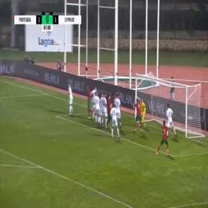 Portugal U21 [2]-1 Cyprus U21 - Diogo Lucas Queiros 68'
