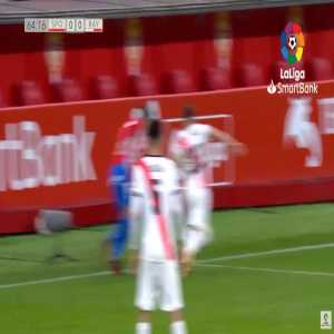 Carlos Carmona (Sporting Gijon) straight red card against Rayo Vallecano 67'