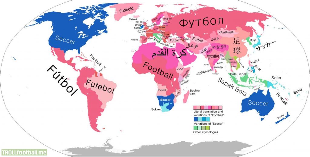 Map of countries around the world with the title of the game we all love